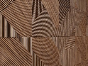 emmemobili stripes boiseriewalnut panels 3Dモデル