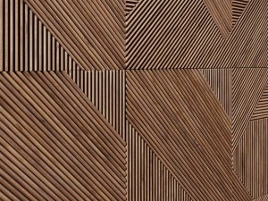 emmemobili stripes boiseriewalnut panels 3Dモデル