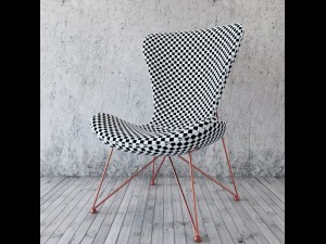 armchair loft design 3770 model leather 3D 模型