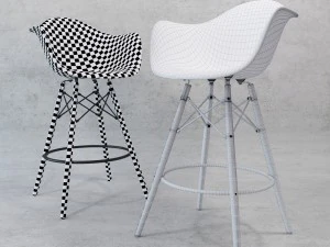 barstools loftdesigne model 3561 3562 3754 3755 3D Model
