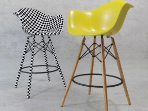 barstools loftdesigne model 3561 3562 3754 3755 3D Model