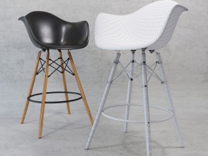 barstools loftdesigne model 3561 3562 3754 3755 3Dモデル