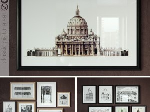 pictures engraving 3D Model