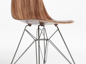 chairs eames dsr wood 3D-Modell