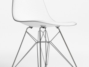 chairs eames dsr wood 3D-Modell