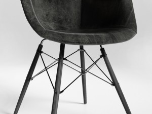 leather chairs eames by loftdesigne 3D 模型