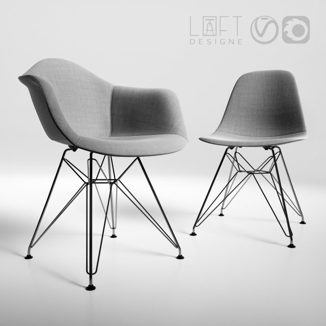 loftdesign chairs 3D Model .c4d .max .obj .3ds .fbx .stl .blend 