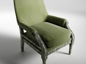 armchair loftdesigne model 155 Model 3D