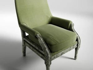 armchair loftdesigne model 155 3D Model