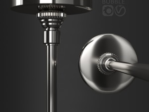branching bubble 8 lamps by lindsey adelman dark-silver Model 3D