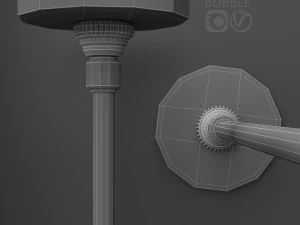 branching bubble 5 lamps by lindsey adelman milk black 3D Model