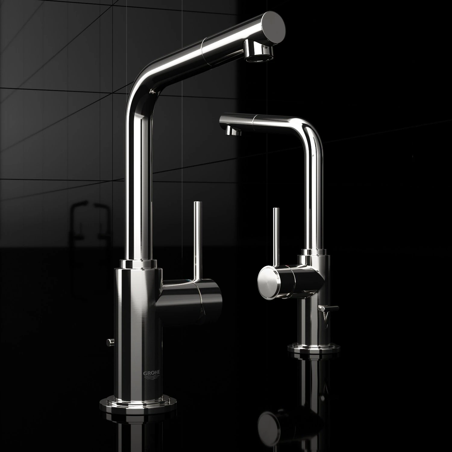 grohe atrio 32129 3D Model .c4d .max .obj .3ds .fbx .stl .blend 