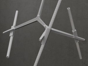 agnes chandelier 6 lights copper 3D 모델
