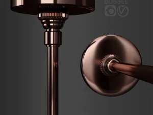 branching bubble 9 lamps by lindsey adelman milk copper 3D Model