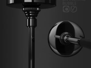 branching bubble 5 lamps by lindsey adelman clear black 3D Model