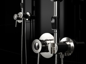 hygienic shower grohe bauclassic 124434 3D Model