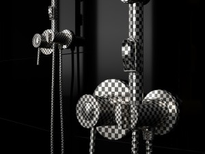 hygienic shower grohe bauclassic 124434 Modelo 3D