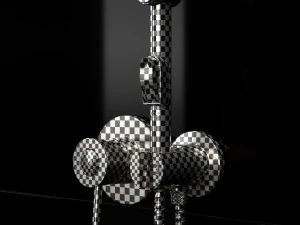 hygienic shower grohe bauclassic 124434 3D Model