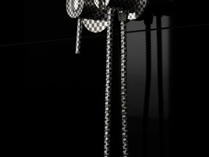 hygienic shower grohe bauclassic 124434 3D Model