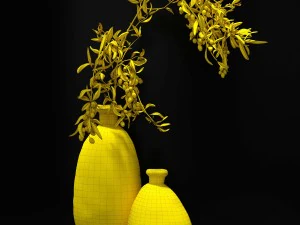 ramo de oliveira Modelo 3D