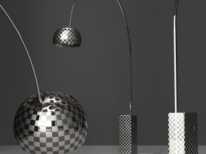 floor lamp floss arco 3D Model