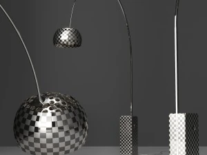 floor lamp floss arco 3D Model