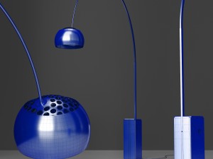 floor lamp floss arco 3D Model