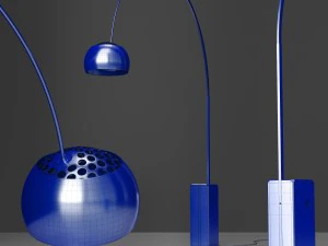 floor lamp floss arco 3D Model