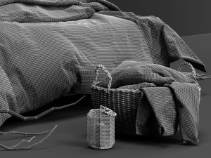 hm bedroom set 3D Model