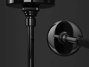 branching bubble 1 lamp milk black 3D Model