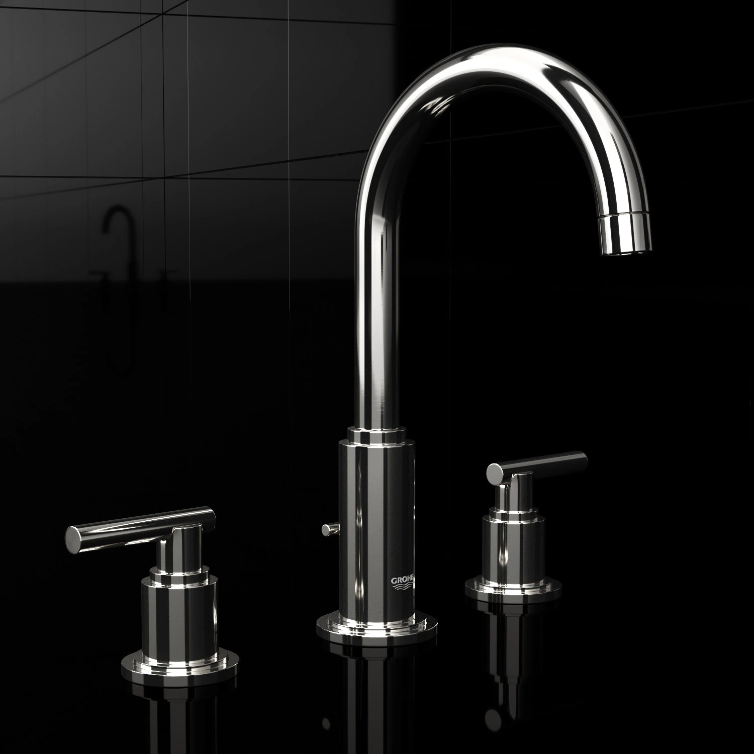 grohe atrio 20009000 3D Model .c4d .max .obj .3ds .fbx .stl .blend 