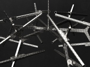 agnes chandelier 24 lights copper 3D 모델