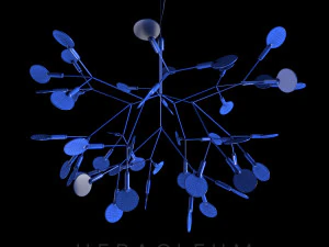 chandelier moooi heracleum ii small 3D Model
