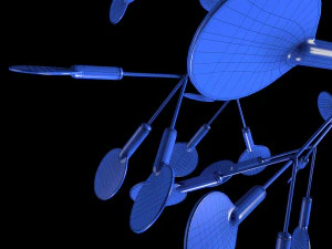 chandelier moooi heracleum ii small 3D Model