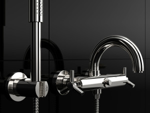 wall-mounted faucet grohe atrio 25010 3D Model
