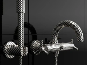 wall-mounted faucet grohe atrio 25010 3D Model