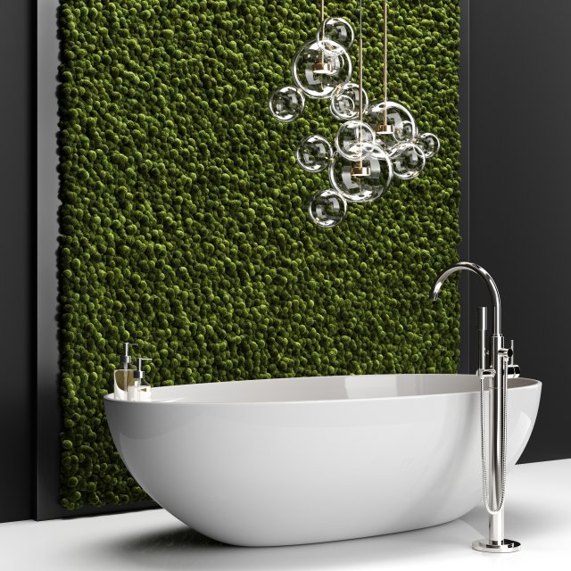 bathroom set 3D Model .c4d .max .obj .3ds .fbx .stl .blend 