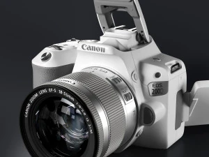 canon eos 200d Modelo 3D