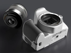 canon eos200d Modello 3D