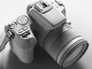 canon eos200d Modello 3D