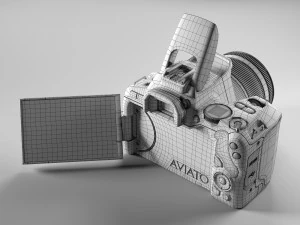 canon eos200d Modello 3D