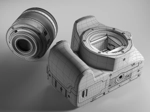 canon eos200d Modello 3D