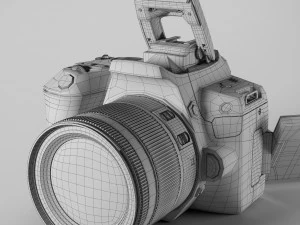canon eos200d Modello 3D