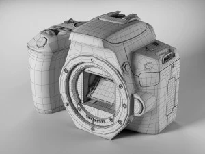 canon eos200d Modello 3D