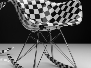 eames rar plastic side chairs 3D मॉडल