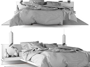 bedroom set 2 3D Model