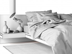 bedroom set 2 3D Model