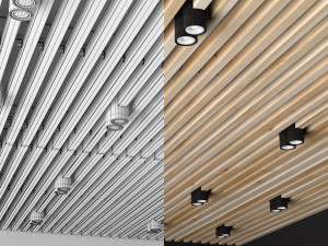 wooden ceiling 3D Model