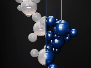 ジオパト クームス ボッレ 24 バブル フロスト ブラック 3Dモデル