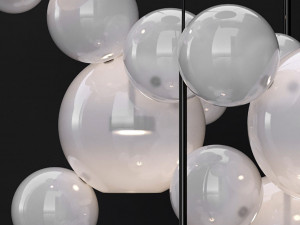 giopato coombes bolle 24 bubble frost black Model 3D
